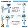 Estetoscopio Neonatal Medstar De Doble Campana (Azul)