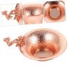 Mobestech Copper Tea Infuser Filter with Heat Resistant Plum Blossom