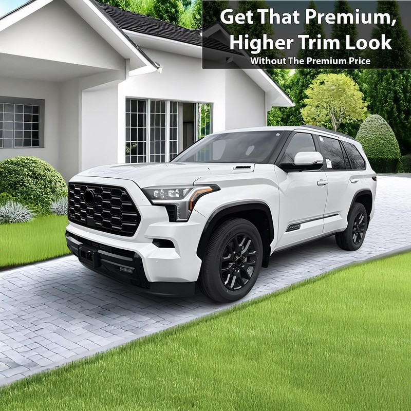 BOGAR TECH DESIGNS Precut For Toyota Sequoia 2023-2025 Front Chrome