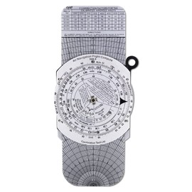 Gonryun E6B Metal Flight Computer Aviation Plotter Circular Slide Rule Used in Aviation Flight Training