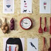 JONES CLOCKS® Ketchup Wall Clock Retro Design Perfect for Kitchen