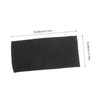 BIUDECO 2pcs Pure Cotton Black Hair Towel Quick Dry Soft