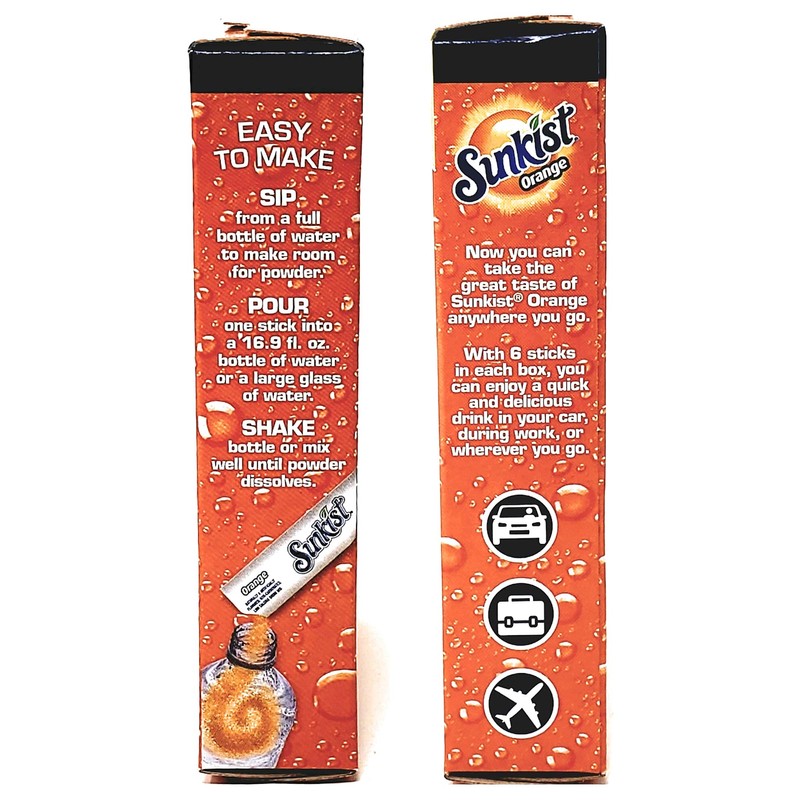 Sunkist Zero Sugar Singles To Go Bulk Variety Pack -
