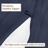Zipper Fitted Sheet - Queen Size, 8 Inch Deep Pocket,