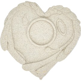 BATDIYOW Cat or Dog Grave Marker or Garden Memorial Stone Pet Memorial Gifts (Marble, Angel)