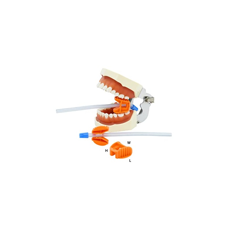 EZ Bite Block™ 2-in-1 Disposable Bite Block with Saliva Ejector