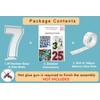 3FT Mosaic Balloon Frame Number 7 Pre-Cut Kit Foam Board