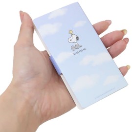 Snoopy [Notepad & Sticky Notes] Smartphone Cover Sticky Notes / Sky and Clouds Peanuts