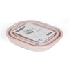 Daimix Collapsible Wash Basin Set of 2, Foldable Small Medium