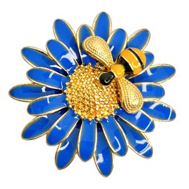 GFM® Bee Flower Brooch - Christmas, Mother's Day, Birthday, Valentine's Day, Metal