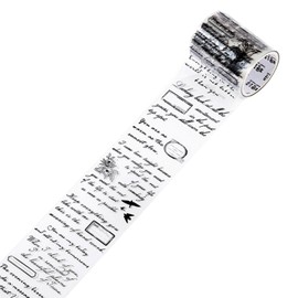 Puco Vintage Scrapbooking Stickers Transparent Scrapbooking Decorative Papers for DIY Scrapbooking Diary Photo Album Card Making Clear Scrapbooking Stickers