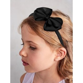 Xansema 15Pcs School Hair Bows Set for Girls, Uniform Hair Bows Hair Clips Hair Ties Headband Set Kids, Cute Hair Accessories for Party Favors (Red)