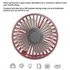 5V 5W 360 Degrees Adjustable Air Outlet USB Car Fan