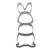 Keewah Stackable Easter Bunny Cookie Cutter Set, 4 Piece, Stainless