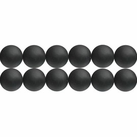 SKYBEADS Natural Black Agate Matte Semi Precious Stone 4mm Beads for Jewellery Making One Strand 15 Inch Apx 90 Pcs