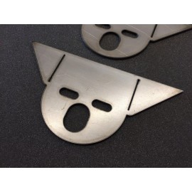 Queen City Fab AirRide Flat Plates U-Bend style Frame Or Square Tubing Upper Universal Air Ride