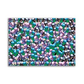 Sticker Bomb Sheet Skull Design Vinyl Wrap Car Bike Scooter Laptop Skate Kids #10898 (A4 21cm x 29cm)