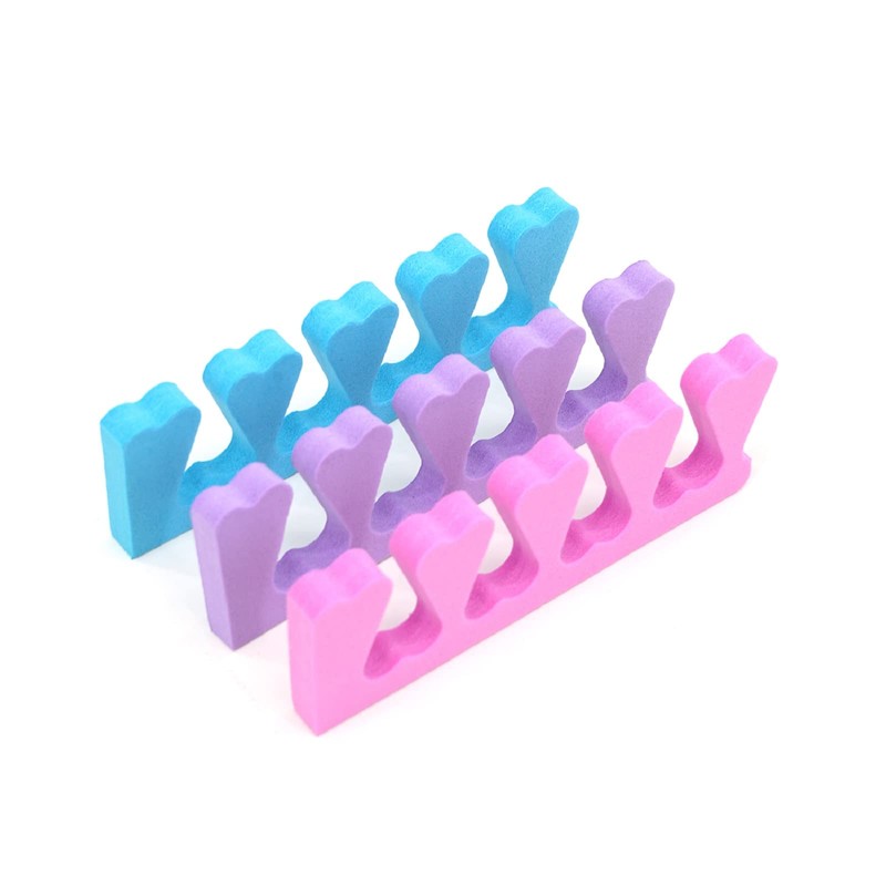 Toe Separators Set - 24 Pieces Soft & Durable Pedicure