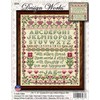 Design Works Crafts Stitcher's Sampler Counted Cross Stitch Kit, Ivory,