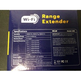 WLM Fastest WiFi Extender Signal Booster for Home - Up to 9000 sq. ft Coverage,