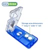 Ezy Dose Pill Cutter and Splitter with Built-in Pill Dispenser,