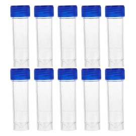 10pcs Specimen Cup Urine Fecal Collection Containers with Screw On Lids, 25ml-30ml Capacity Specimen Cup