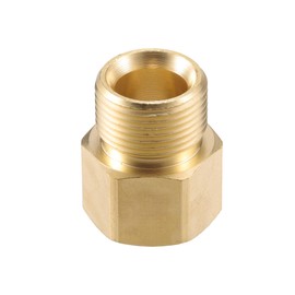 VekAuto Pressure Washer Connector, M22x1.5 Male and Female Adapter Brass Screw Hose Connector Universal for Pressure Washer Quick Connect Brass Copper Tone