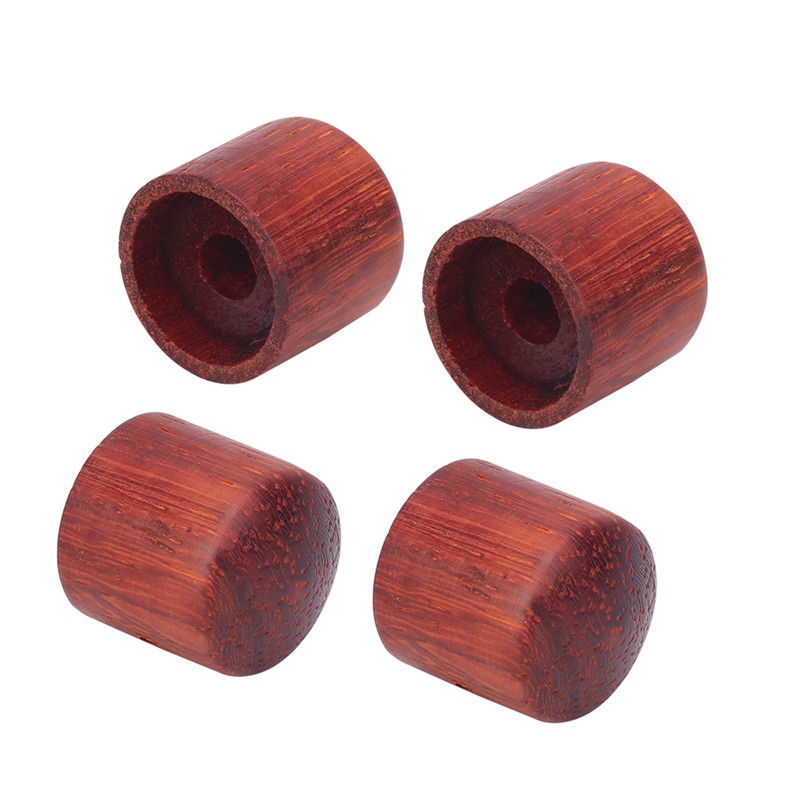4pcs Maple Wood Effect Pedal Control Amplifier Knobs for Electric