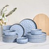 Herogo 18 Pieces Dishes Sets for 6, Stoneware Dinnerware Dishwasher