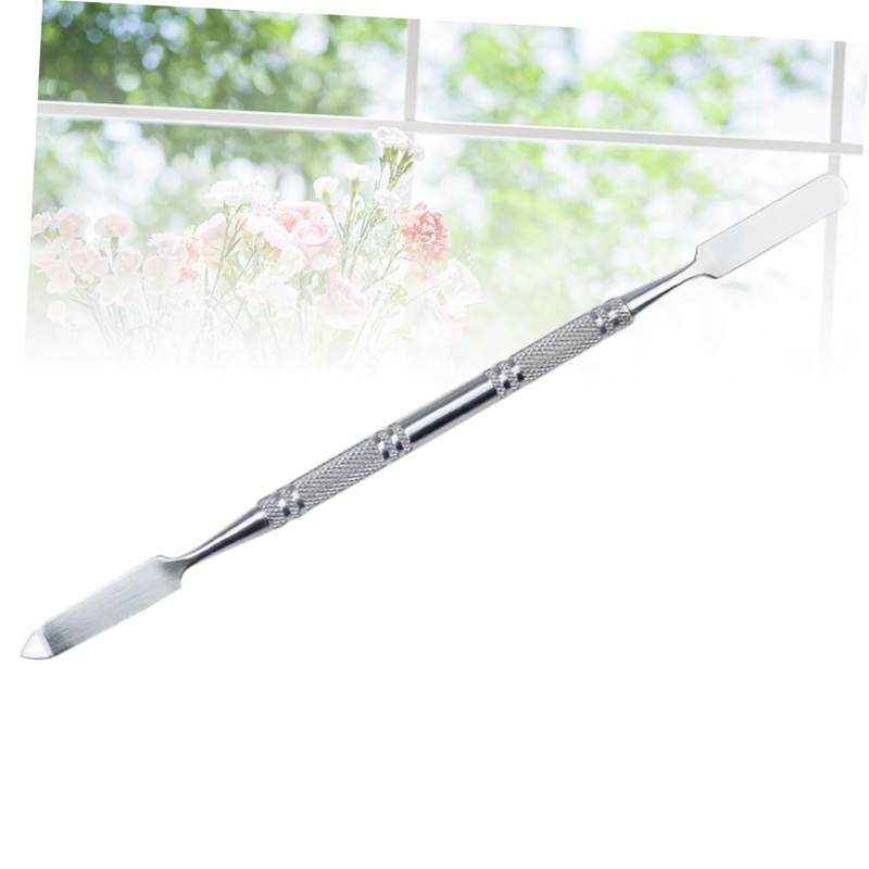 Housoutil Pcs Stainless Steel Makeup Mixing Tool Silver Bar for