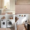 Dunzy Waffle Bath Mat Set of 2 Boho Bathroom Rugs