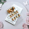 24pcs Summer Press on Nails Short Square Fake Nails with