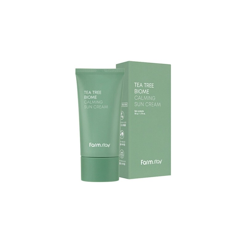 Farmstay Tea Tree Biome Calming Sunscreen 50g / 팜스테이 티트리