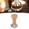 Coffee Tamper with Wooden Handle Easy To Operate Outstanding Extraction