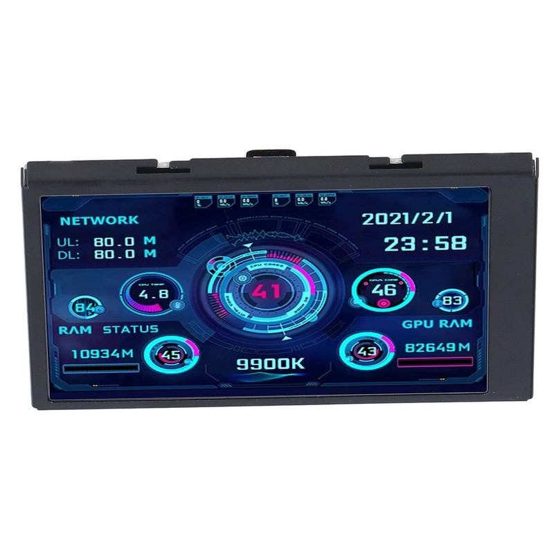 3.5in Display Screen Monitor Set 360° Rotatable IPS Full View