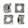 M12 Square Weld Nuts Plain Steel Weldable Nuts for Welding