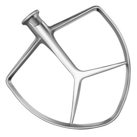LETOMS Flat Beater for KitchenAid 7QT Bowl-lift Stand Mixers, Stainless Steel Paddle Accessories for Kitchen aid, Dishwasher Safe