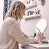 Oval Personal Makeup Mirror with Lights - Magnifying Mirror Light