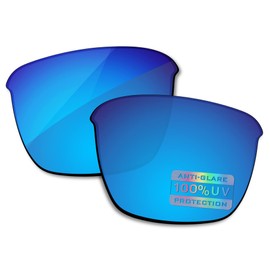 Bowyer POLARIZED Replacement Lenses for Oakley Thinlink OO9316 Sunglasses - Surf Blue Mirror
