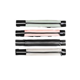 SENTU Running Bag, Waistband Phone Holder, Sports Pack, Waterproof Fanny, Adjustable Pouch for Gym, Cycling, Hiking, Travel & Outdoor Activities (Pink)