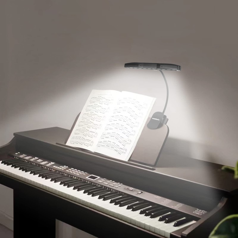 Vshinic Music Stand Light,Clip On Piano Lights 10 LED Orchestra
