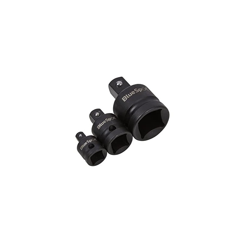 BlueSpot Impact Socket Adapter Adaptor Set 3-Piece Reducers 3/4" F