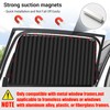 ZATOOTO Car Window Shades for Side Window 4 Pack Magnetic