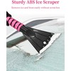 HEEYA 42.5 Inch Car Scraper Snow Brush, 12.6 Inch Large