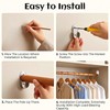 Elegaperma 4Pcs Closet Rod Hanger, Stainless Steel Closet Rod Holders