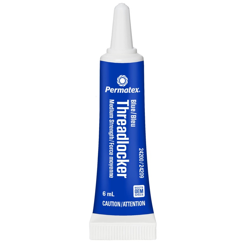 Permatex 24209 Blue Medium Strength 242 Threadlocker, 6mL