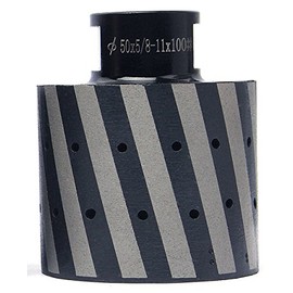 Z-Lion Diamond Drum Profiler with 5/8-11 Thread 2 Inch for Polishing Granite Concrete Stone Sink Hole(Grit 100)