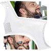 FENQURO 2 Piece Beard Shaper Stencil Beard Shaping Tool Beard