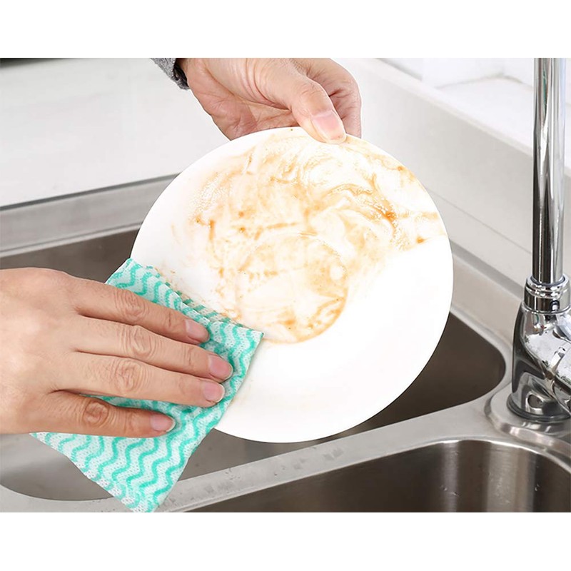 UKEENOR Disposable Dish Cloth Roll, J Cloths, Reusable Cleaning Cloth