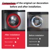 Auovo Engine Start Stop Button Outer Ring Compatible with Toyota